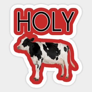 Holy Cow Sticker